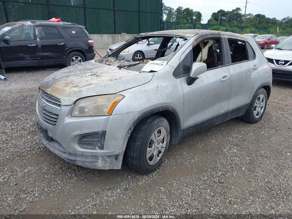 KL7CJKSB5FB206865 2015 CHEVROLET TRAX photo no. 2