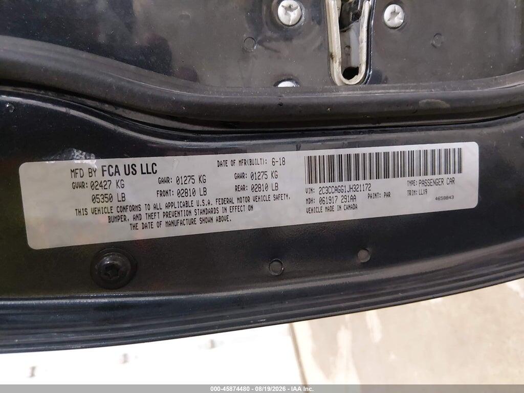 2C3CCAGG1JH321172 2018 CHRYSLER 300 photo no. 9
