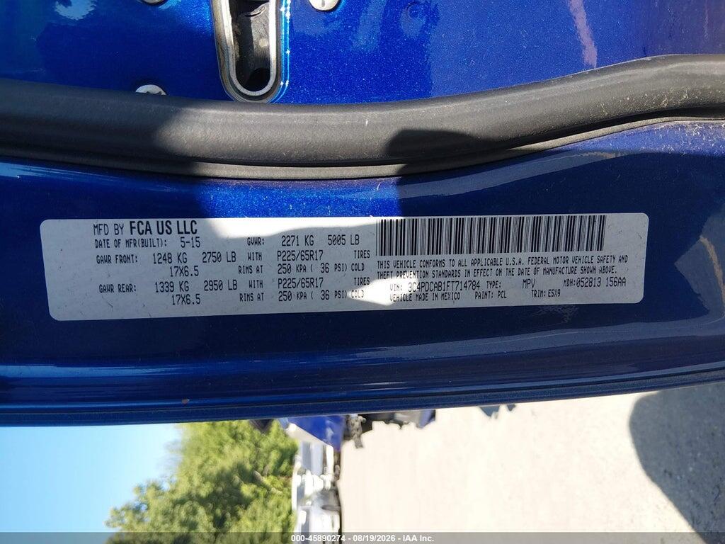 3C4PDCAB1FT714784 2015 DODGE JOURNEY photo no. 9