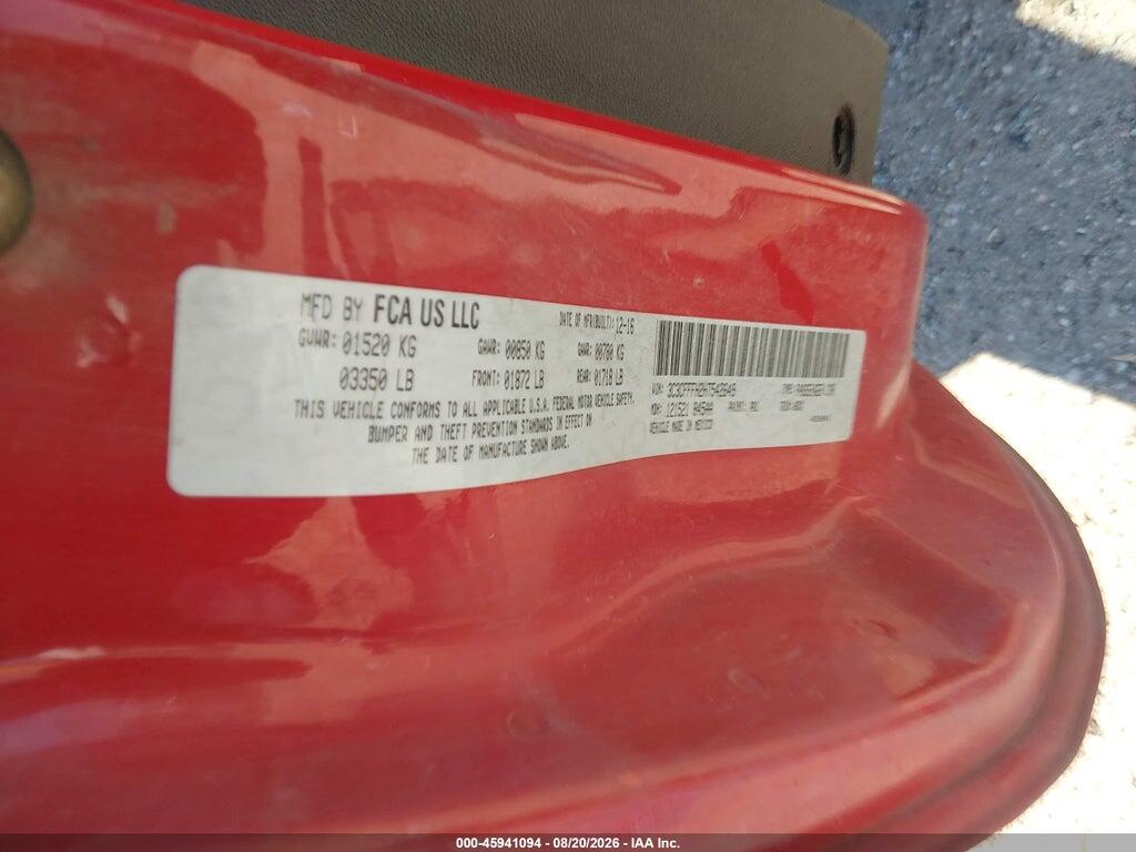 3C3CFFFH2HT542649 2017 FIAT 500 photo no. 9
