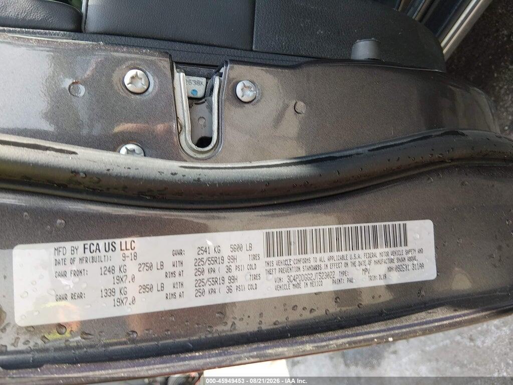 3C4PDDGG2JT523022 2018 DODGE JOURNEY photo no. 9