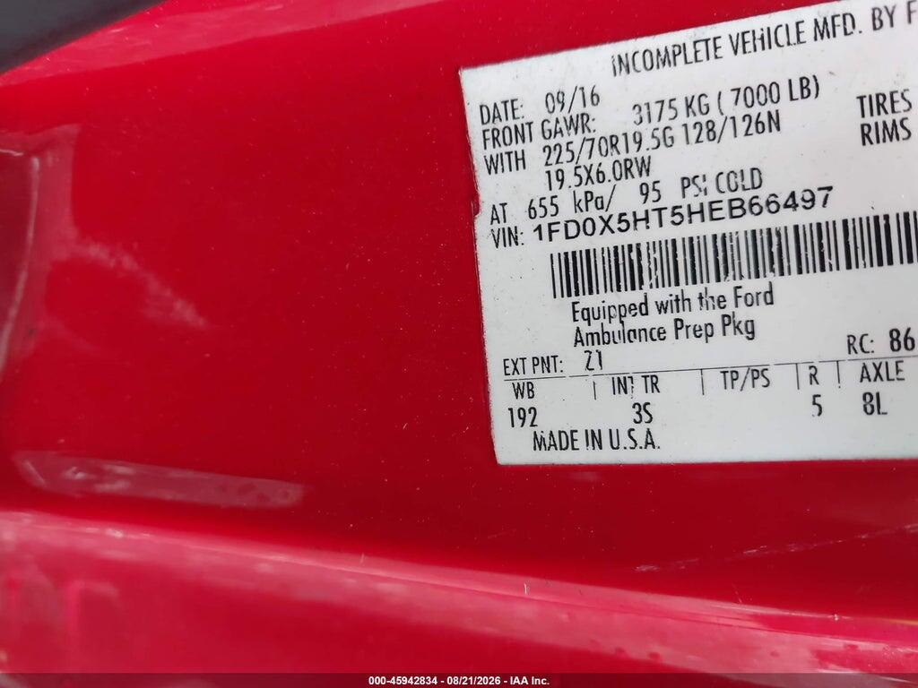 1FD0X5HT5HEB66497 2017 FORD F-550 CHASSIS photo no. 8