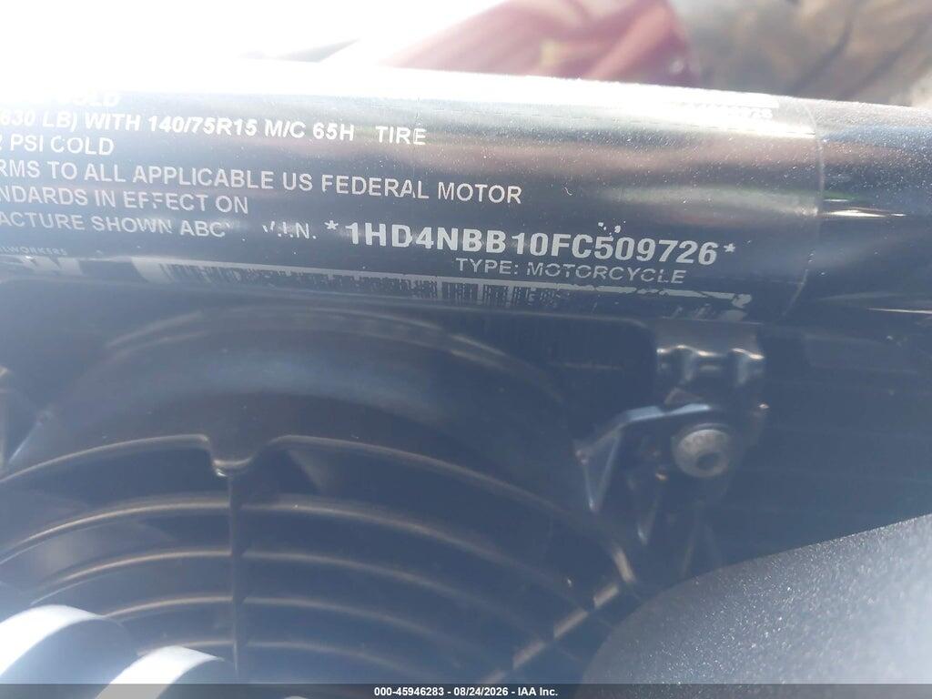 1HD4NBB10FC509726 2015 HARLEY-DAVIDSON XG750 photo no. 10