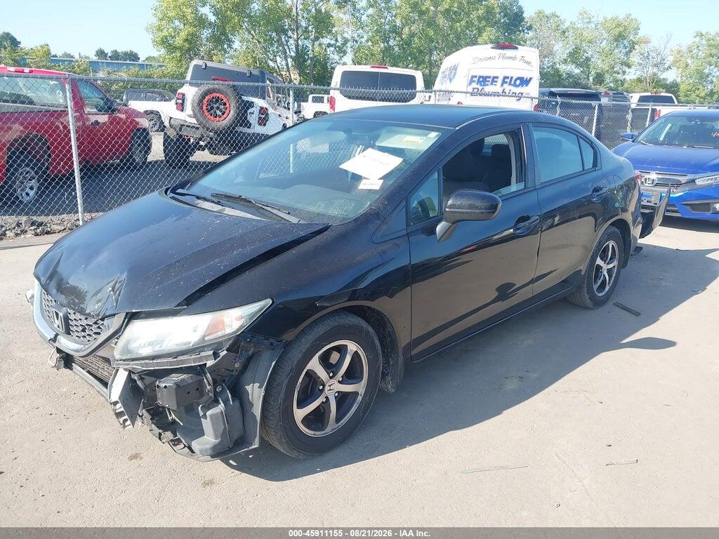 19XFB2F75FE118355 2015 HONDA CIVIC photo no. 2