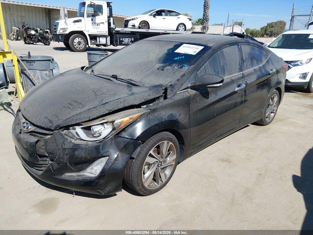 5NPDH4AE8GH691965 2016 HYUNDAI ELANTRA photo no. 2