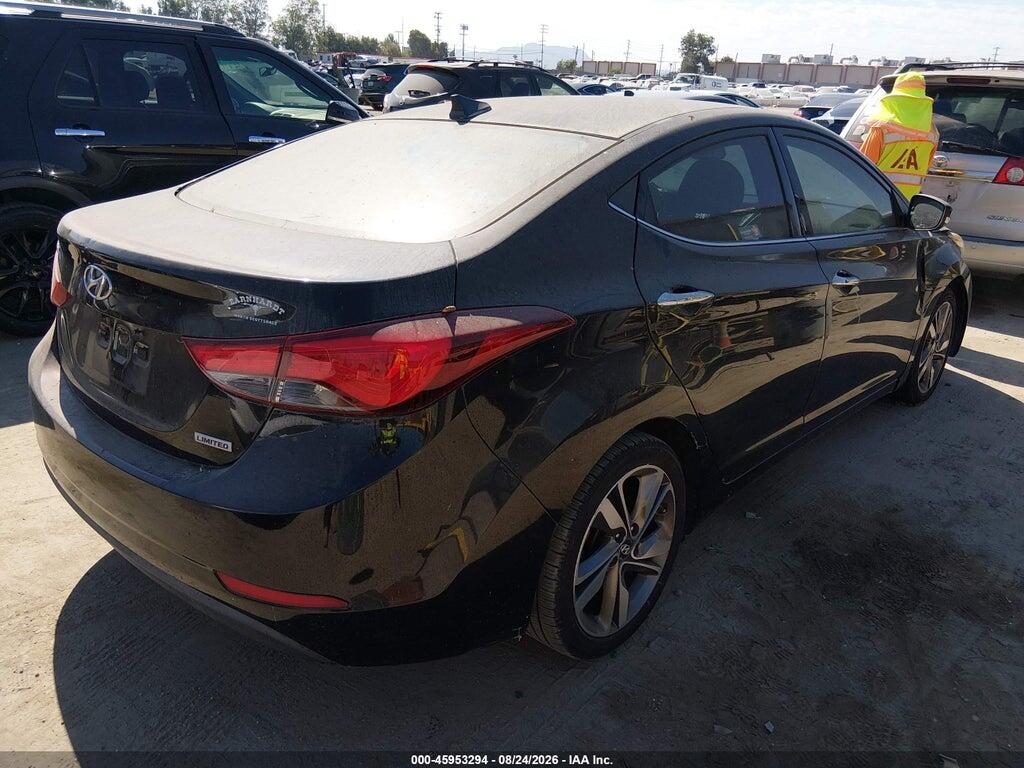 5NPDH4AE8GH691965 2016 HYUNDAI ELANTRA photo no. 4