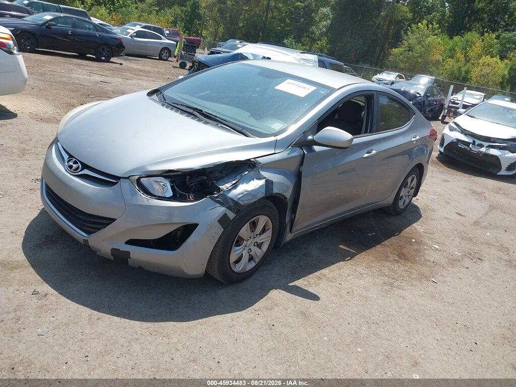 KMHDH4AE7GU511151 2016 HYUNDAI ELANTRA photo no. 2