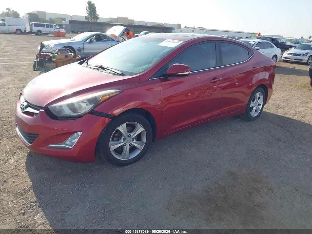 5NPDH4AE7GH785092 2016 HYUNDAI ELANTRA photo no. 2