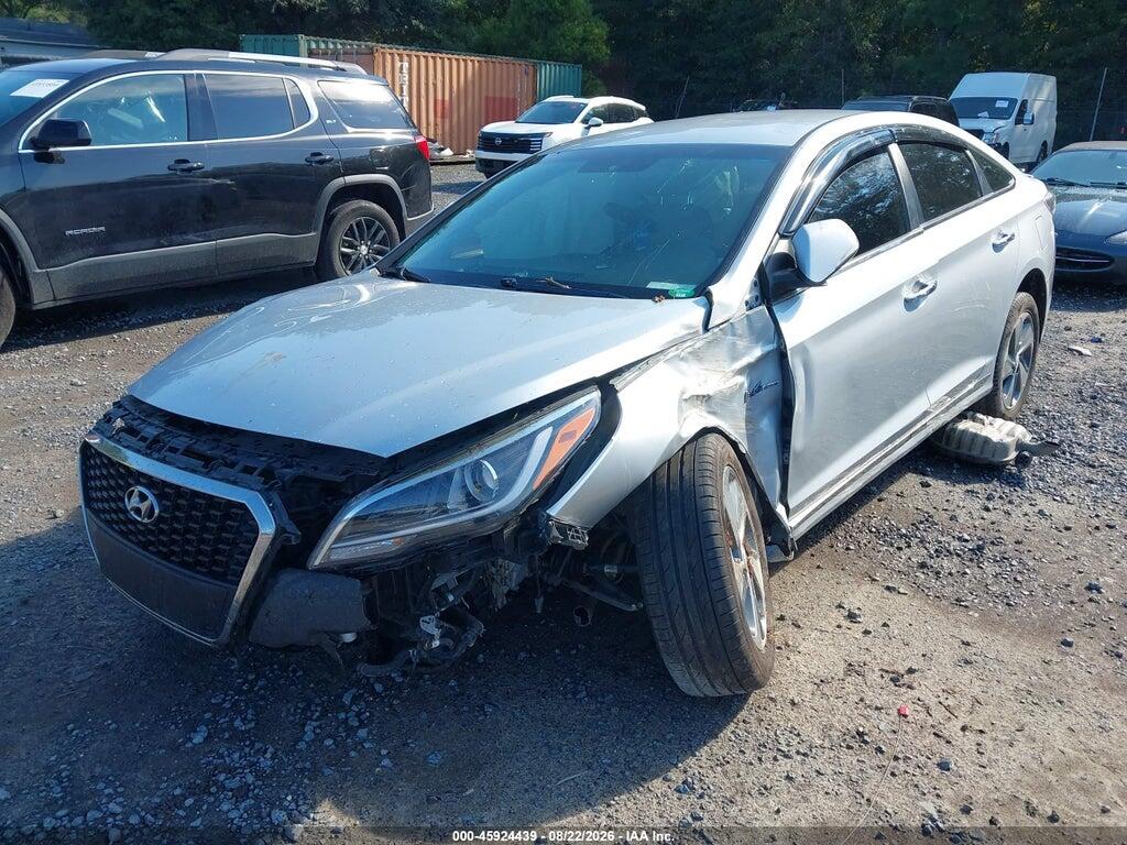 KMHE34L33HA063265 2017 HYUNDAI SONATA HYBRID photo no. 2