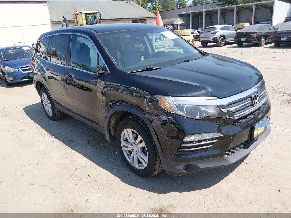 5FNYF6H12JB037555 2018 HONDA PILOT photo no. 1