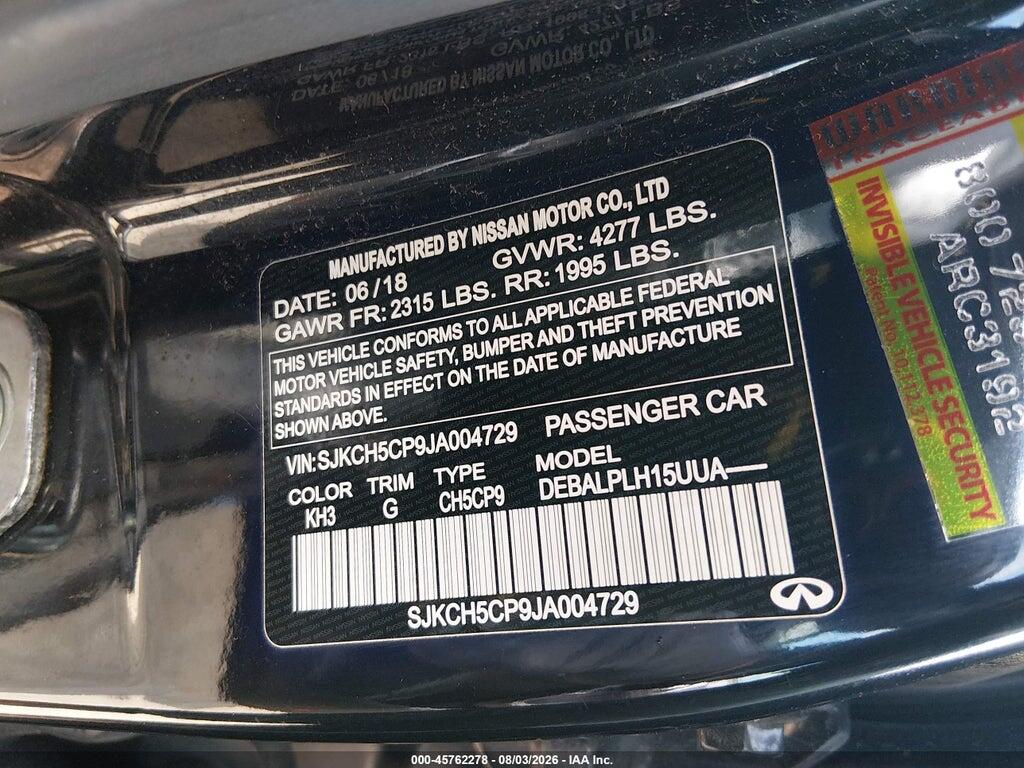 SJKCH5CP9JA004729 2018 INFINITI QX30 photo no. 9