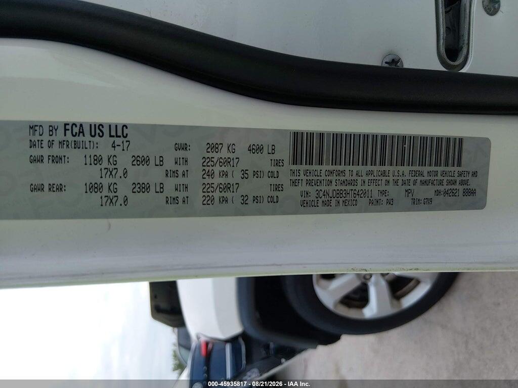 3C4NJDBB3HT642011 2017 JEEP NEW COMPASS photo no. 9