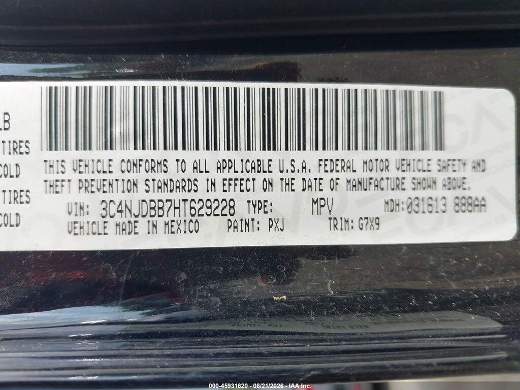 3C4NJDBB7HT629228 2017 JEEP NEW COMPASS photo no. 9
