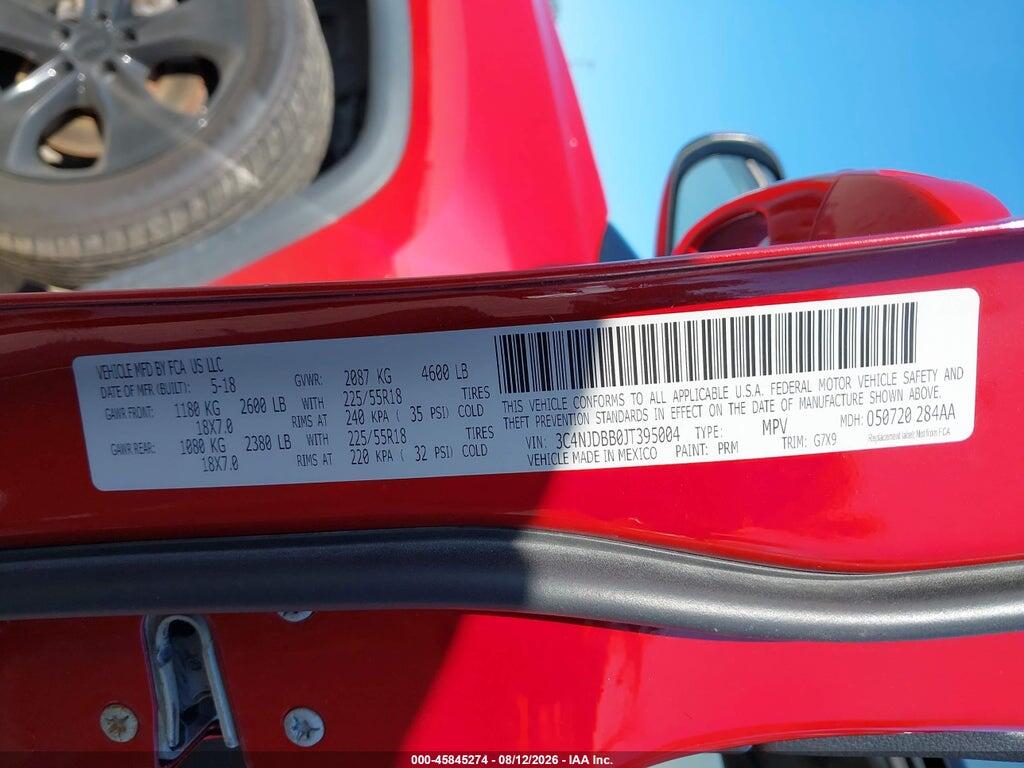 3C4NJDBB0JT395004 2018 JEEP COMPASS photo no. 9