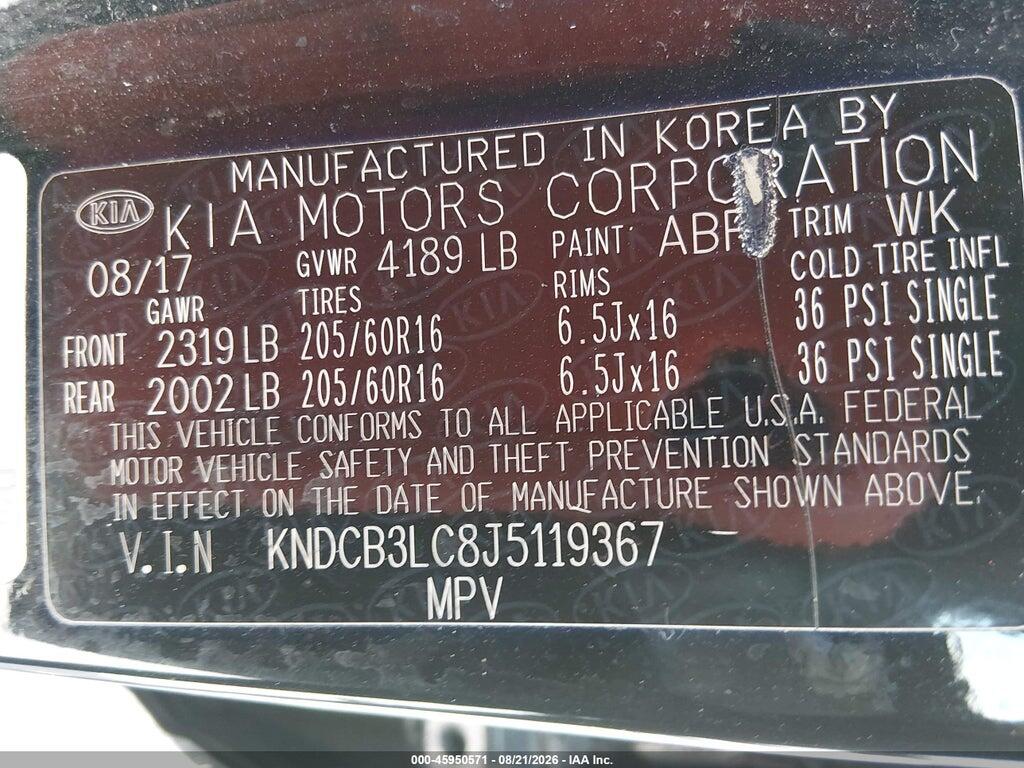 KNDCB3LC8J5119367 2018 KIA NIRO photo no. 9