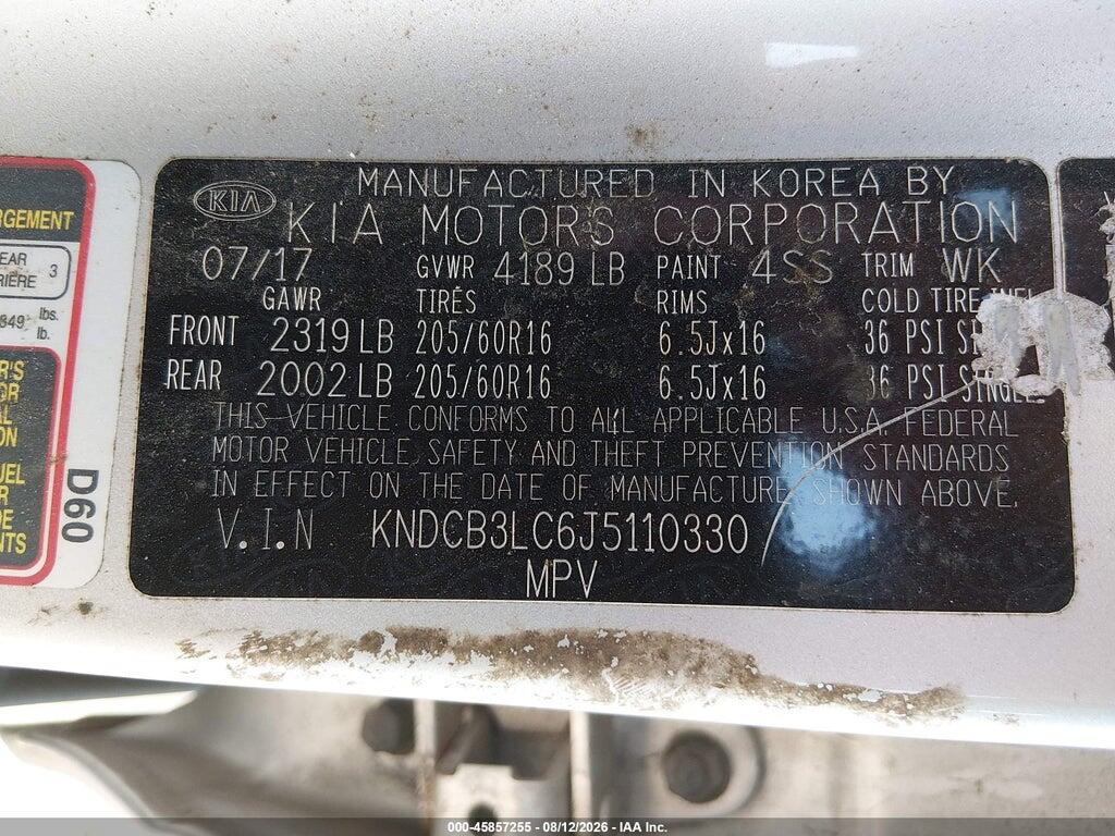 KNDCB3LC6J5110330 2018 KIA NIRO photo no. 9