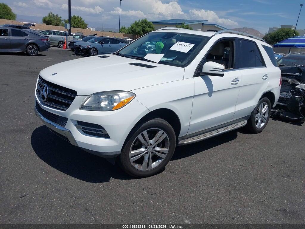 4JGDA5JB7FA544022 2015 MERCEDES-BENZ ML 350 photo no. 2