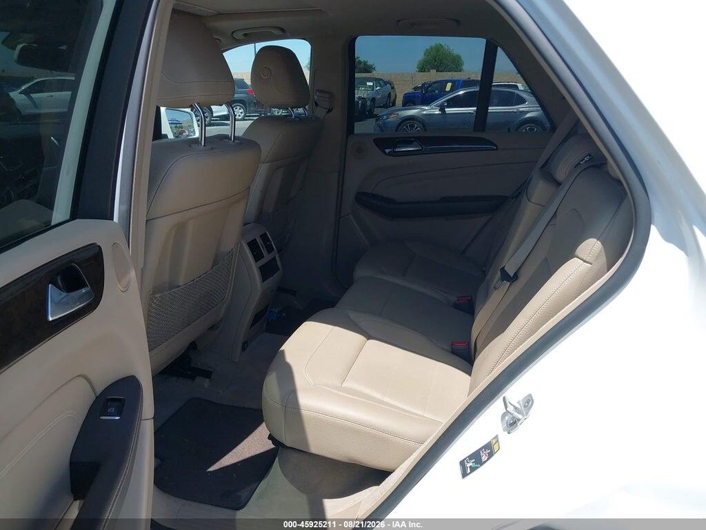 4JGDA5JB7FA544022 2015 MERCEDES-BENZ ML 350 photo no. 8