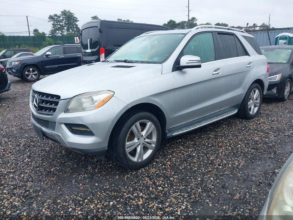 4JGDA5HB0FA480248 2015 MERCEDES-BENZ ML 350 photo no. 2
