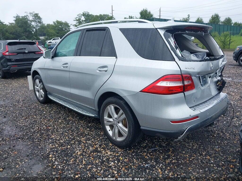 4JGDA5HB0FA480248 2015 MERCEDES-BENZ ML 350 photo no. 3