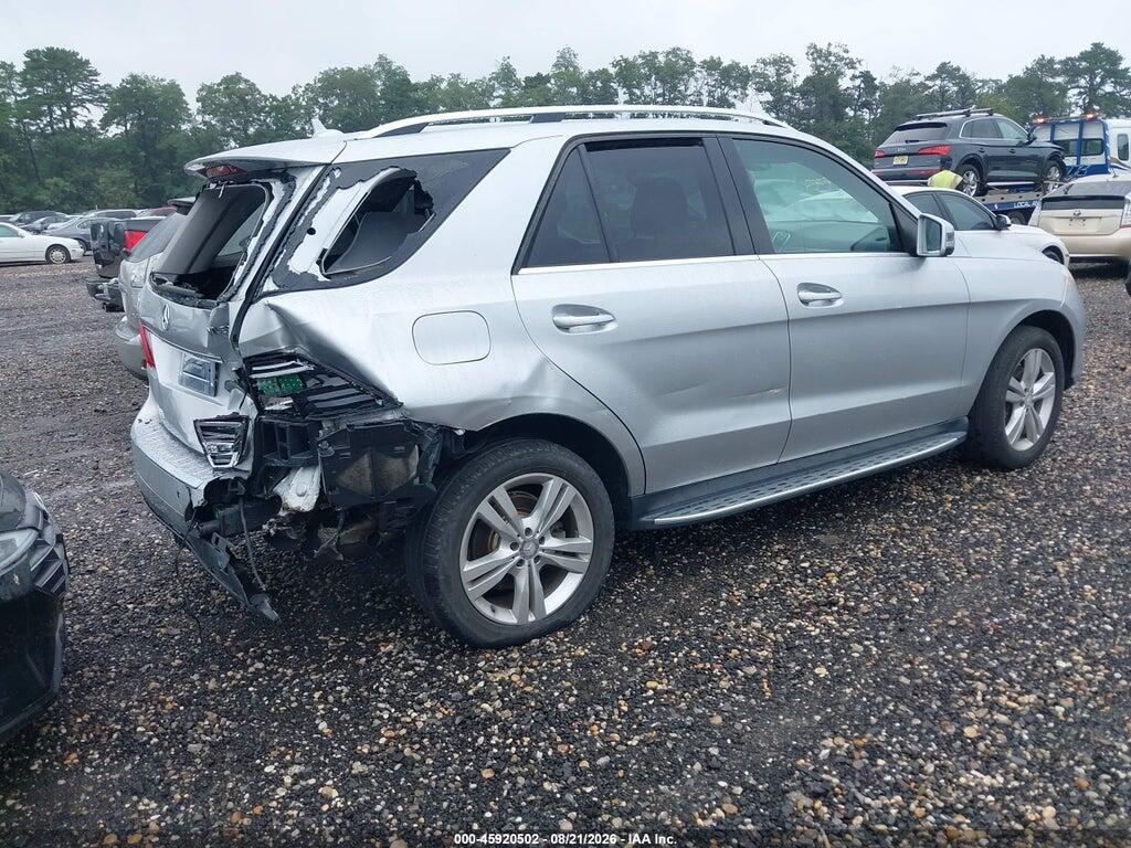 4JGDA5HB0FA480248 2015 MERCEDES-BENZ ML 350 photo no. 4