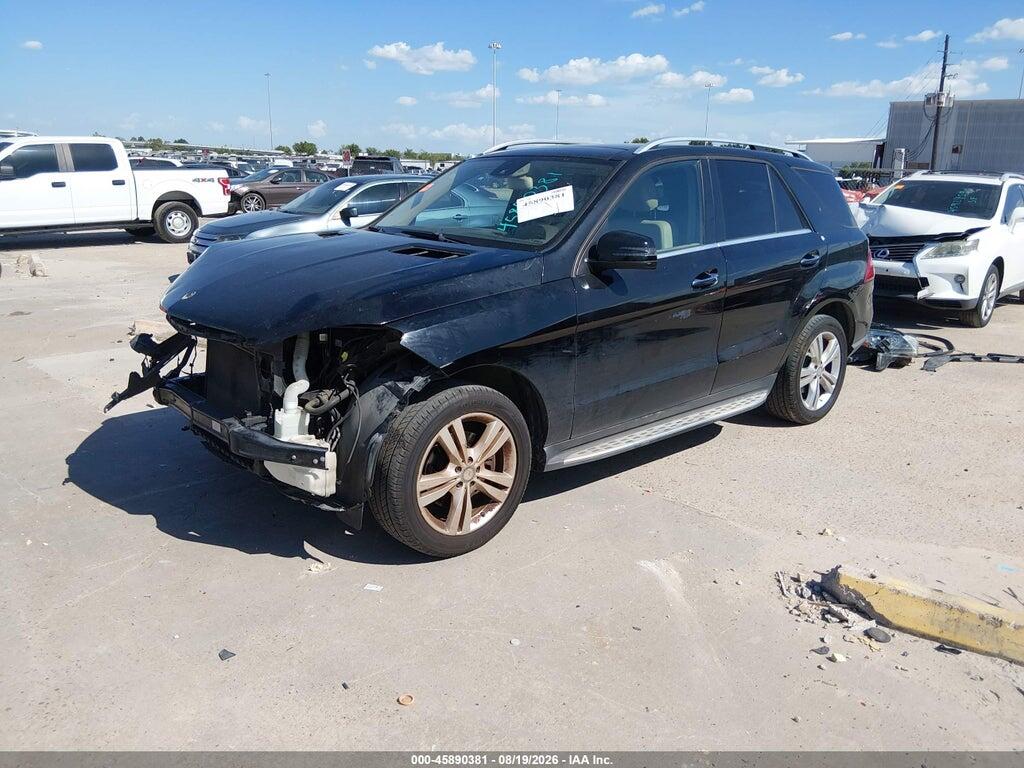 4JGDA5JB8FA581676 2015 MERCEDES-BENZ ML 350 photo no. 2