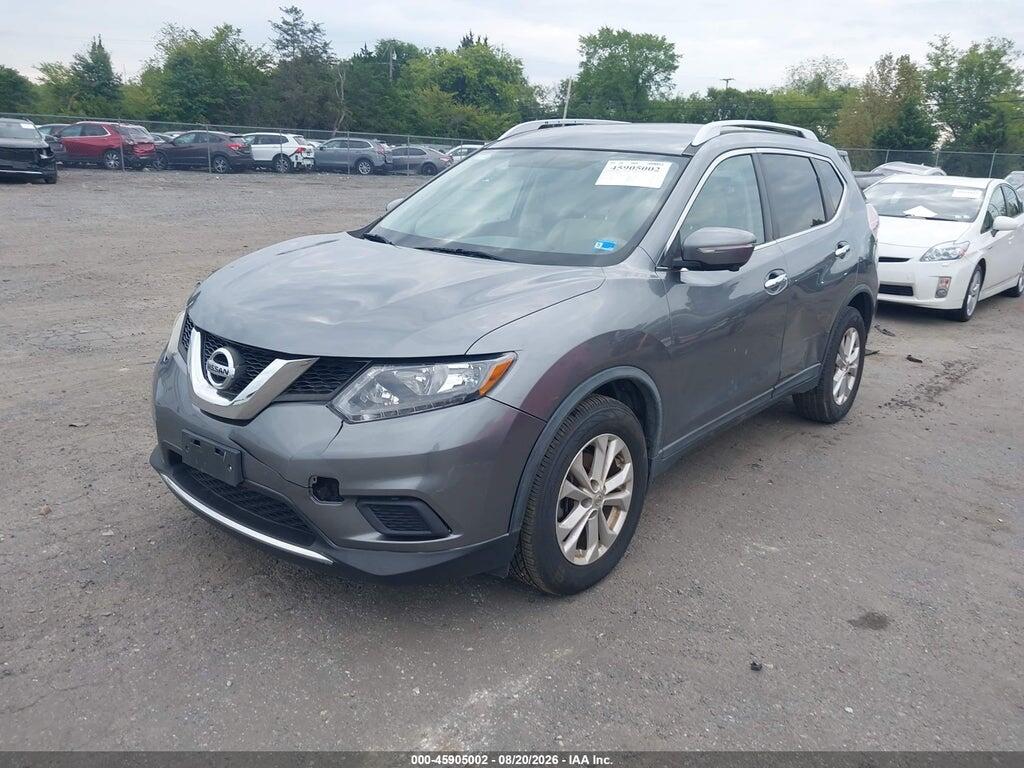 KNMAT2MV4FP571214 2015 NISSAN ROGUE photo no. 2