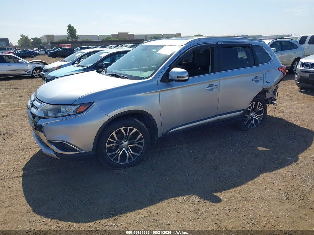 JA4AD3A34HZ041686 2017 MITSUBISHI OUTLANDER photo no. 2