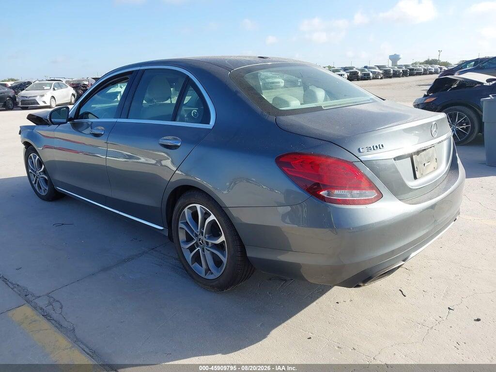 55SWF4JB1JU239347 2018 MERCEDES-BENZ C 300 photo no. 3