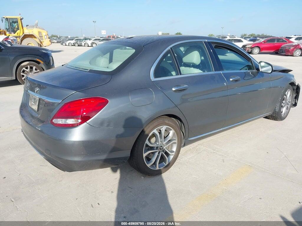 55SWF4JB1JU239347 2018 MERCEDES-BENZ C 300 photo no. 4