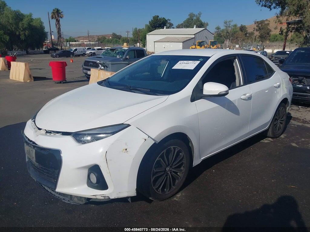 5YFBURHE2FP280567 2015 TOYOTA COROLLA photo no. 2