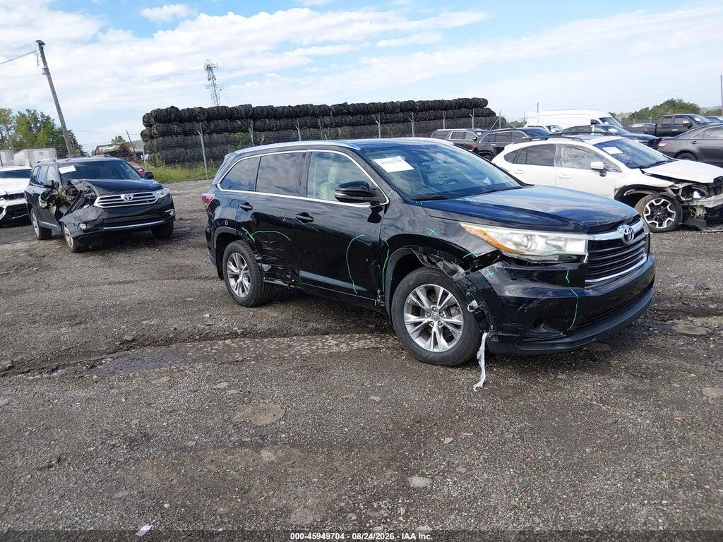 5TDJKRFH8FS186151 2015 TOYOTA HIGHLANDER photo no. 1