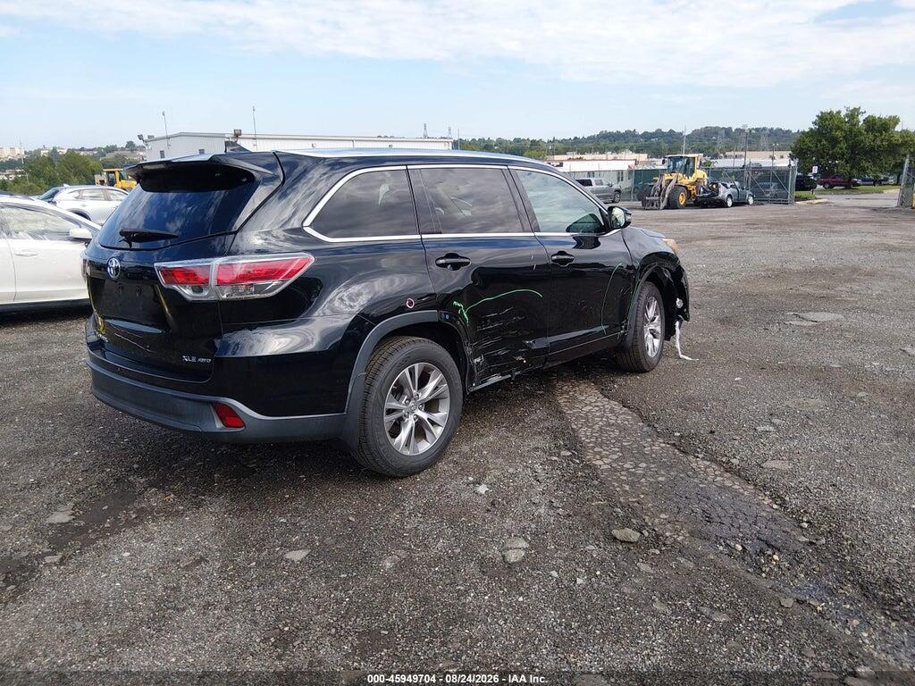 5TDJKRFH8FS186151 2015 TOYOTA HIGHLANDER photo no. 4