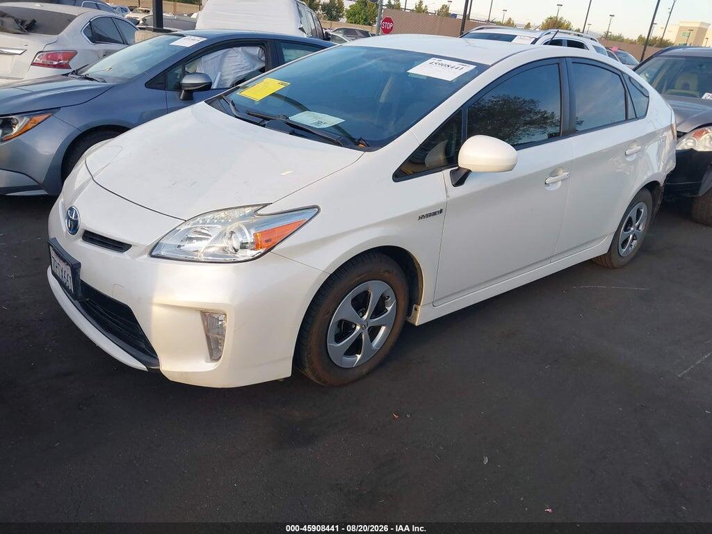 JTDKN3DU3F0477457 2015 TOYOTA PRIUS photo no. 2