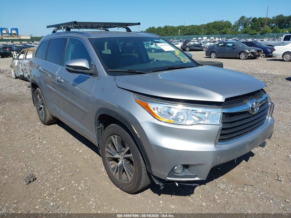 2016 TOYOTA HIGHLANDER 5TDJKRFH0GS229897