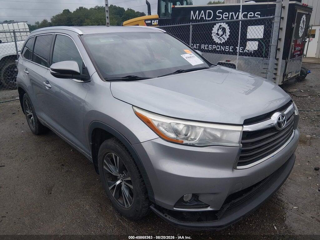 2016 TOYOTA HIGHLANDER 5TDJKRFH0GS352017