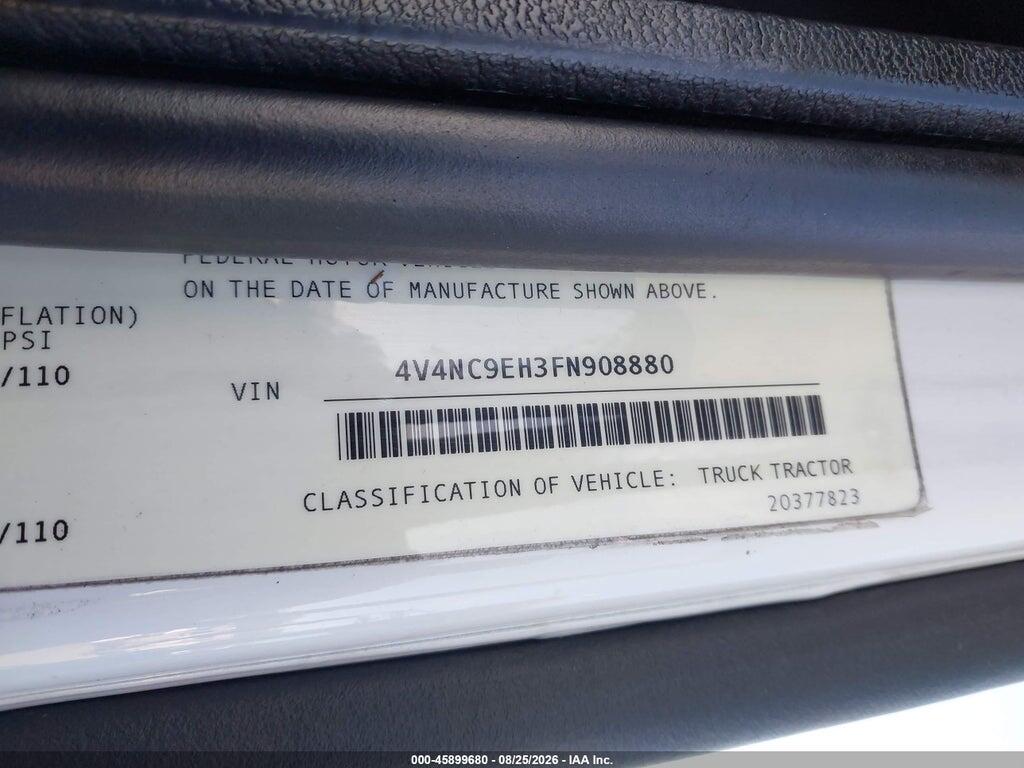 4V4NC9EH3FN908880 2015 VOLVO VN photo no. 8