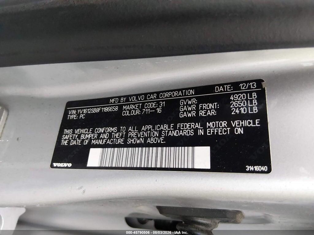 YV1612SB8F1186658 2015 VOLVO V60 photo no. 9