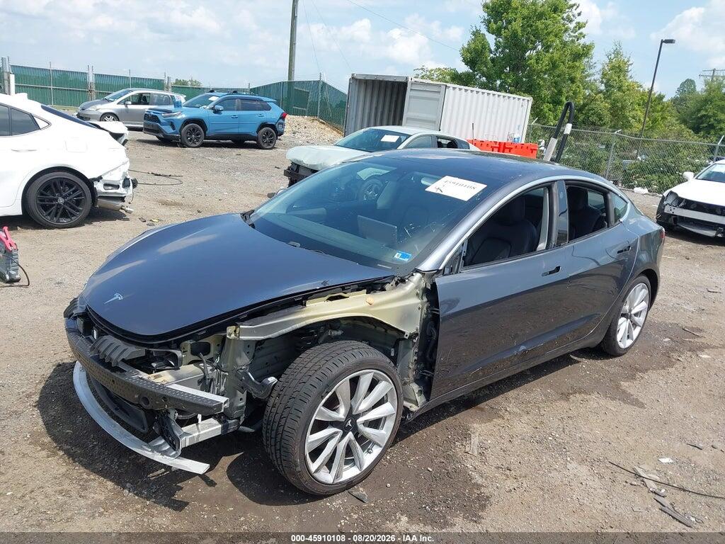5YJ3E1EBXJF132376 2018 TESLA MODEL 3 photo no. 2