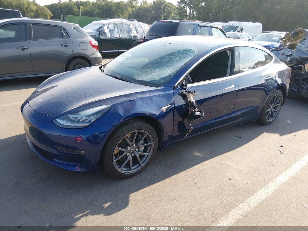 5YJ3E1EA6JF007365 2018 TESLA MODEL 3 photo no. 2