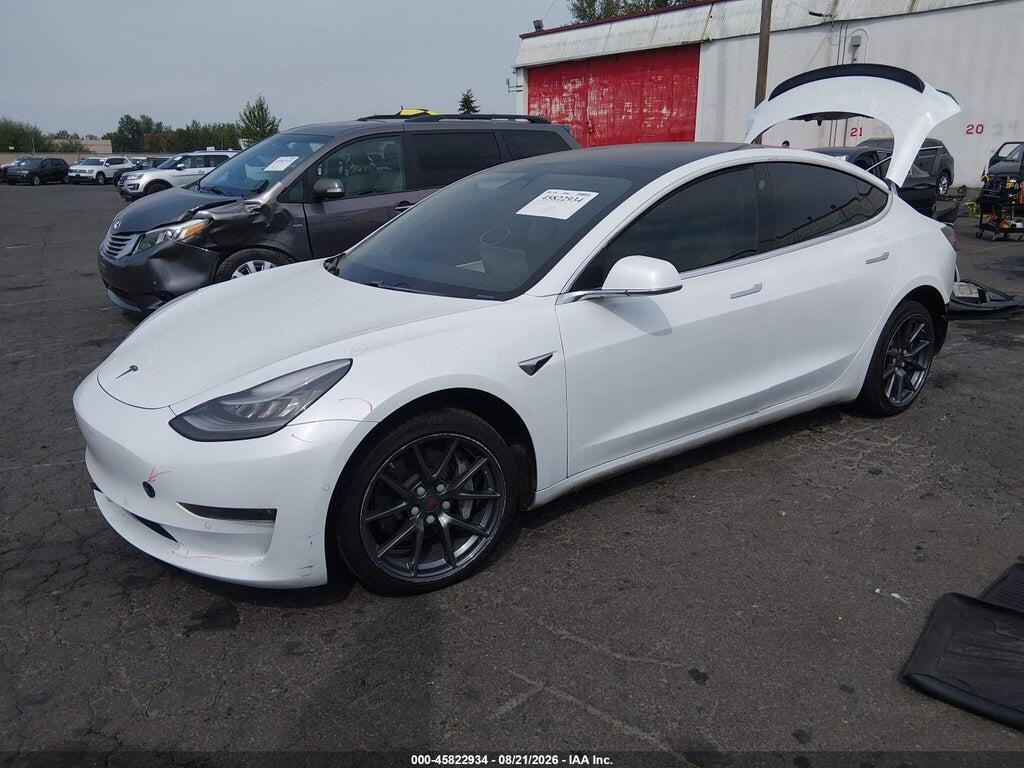 5YJ3E1EB7JF096923 2018 TESLA MODEL 3 photo no. 2