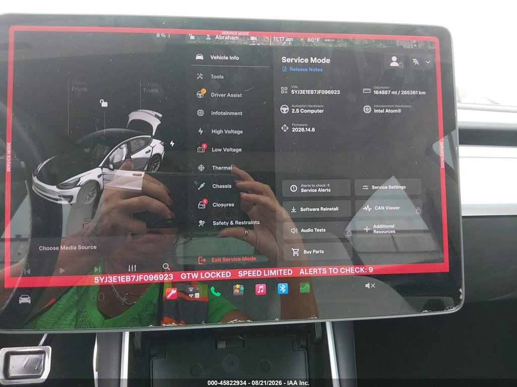 5YJ3E1EB7JF096923 2018 TESLA MODEL 3 photo no. 7