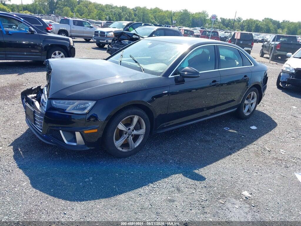 WAUDNAF4XKA030684 2019 AUDI A4 photo no. 2