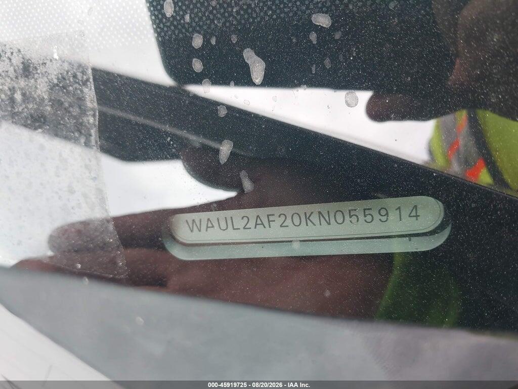 WAUL2AF20KN055914 2019 AUDI A6 photo no. 9