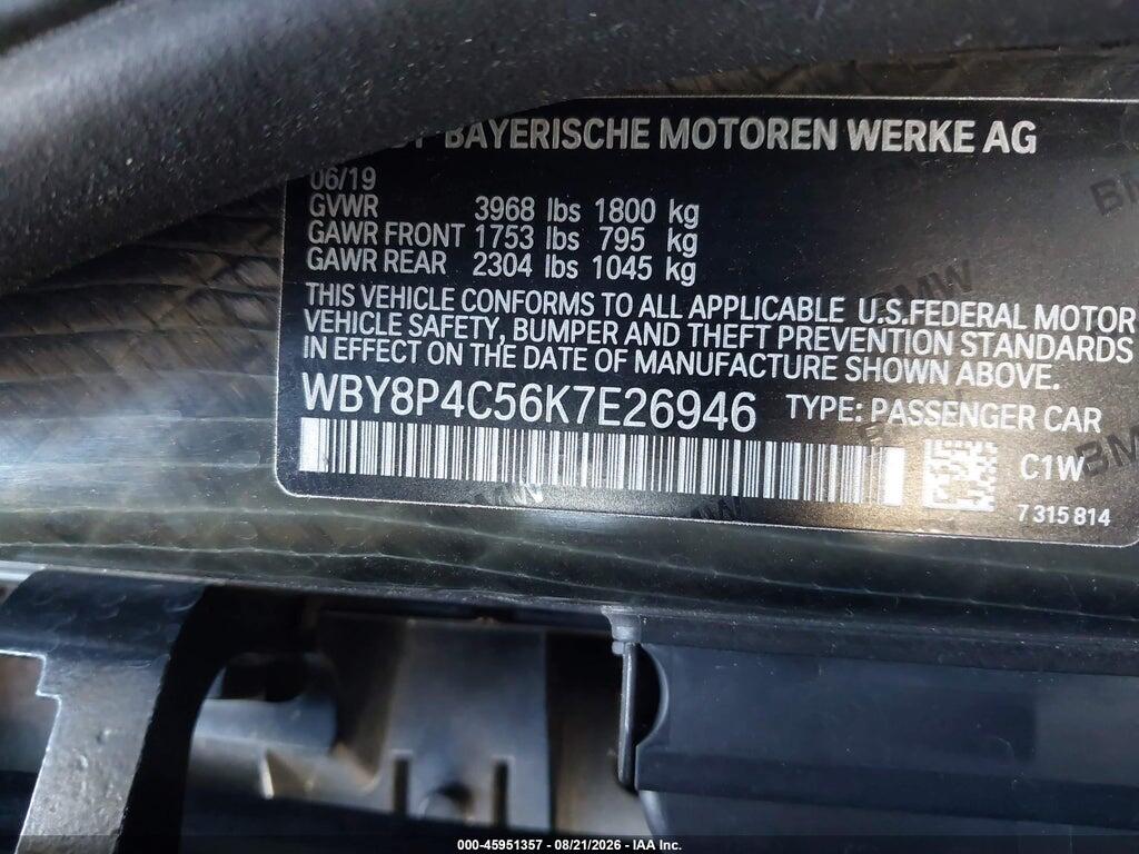 WBY8P4C56K7E26946 2019 BMW I3 photo no. 9