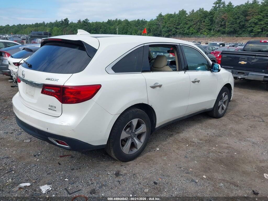 5FRYD4H23EB007004 2014 ACURA MDX photo no. 4
