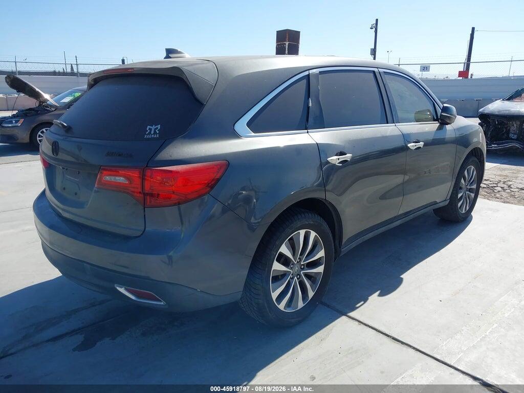 5FRYD3H46EB018381 2014 ACURA MDX photo no. 4