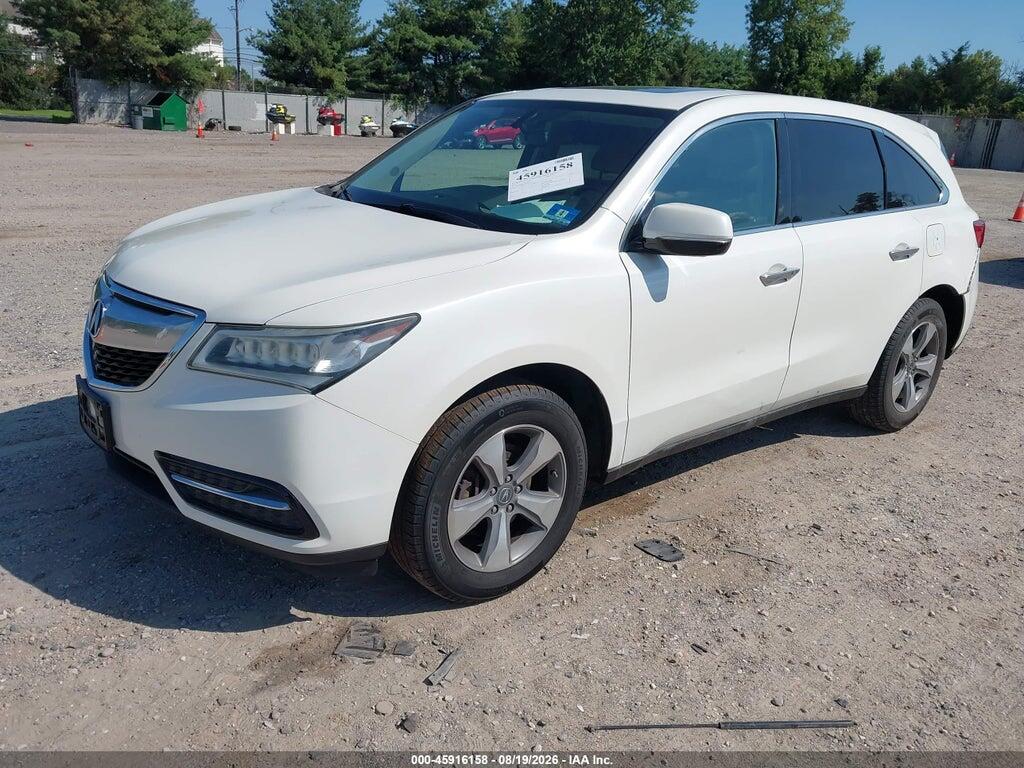 5FRYD4H24EB028539 2014 ACURA MDX photo no. 2