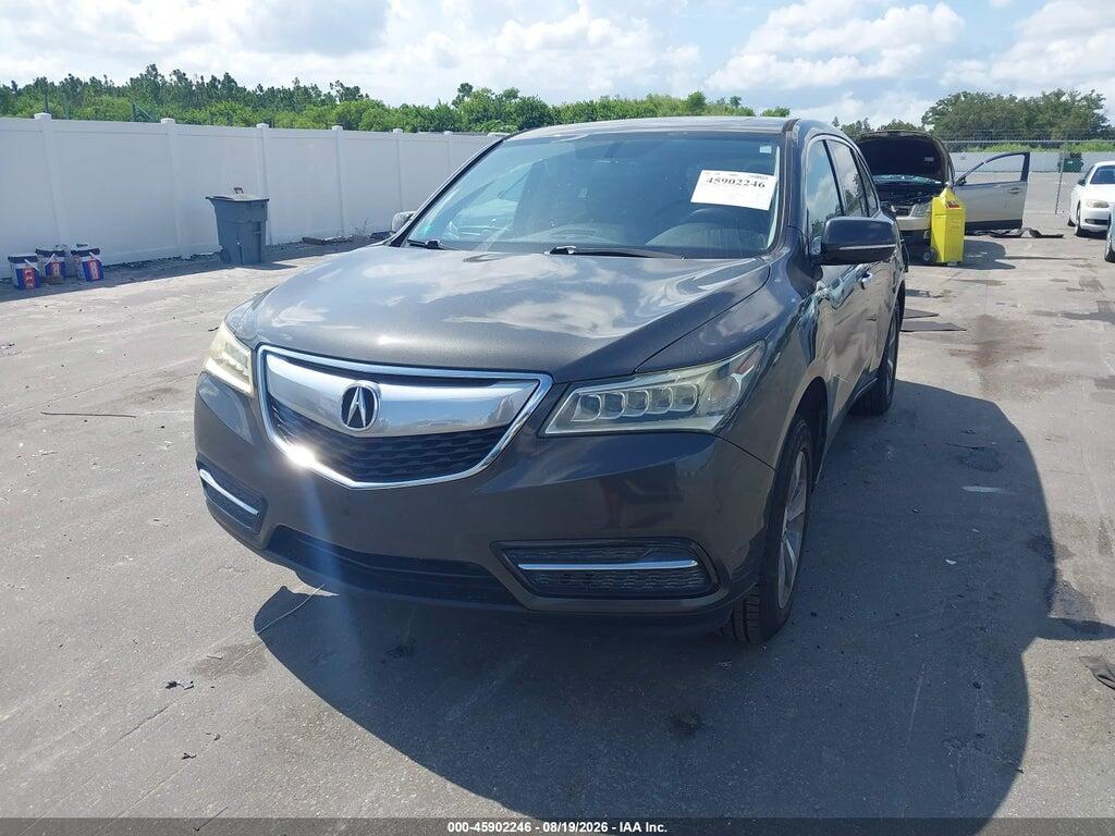 5FRYD3H20EB001686 2014 ACURA MDX photo no. 2