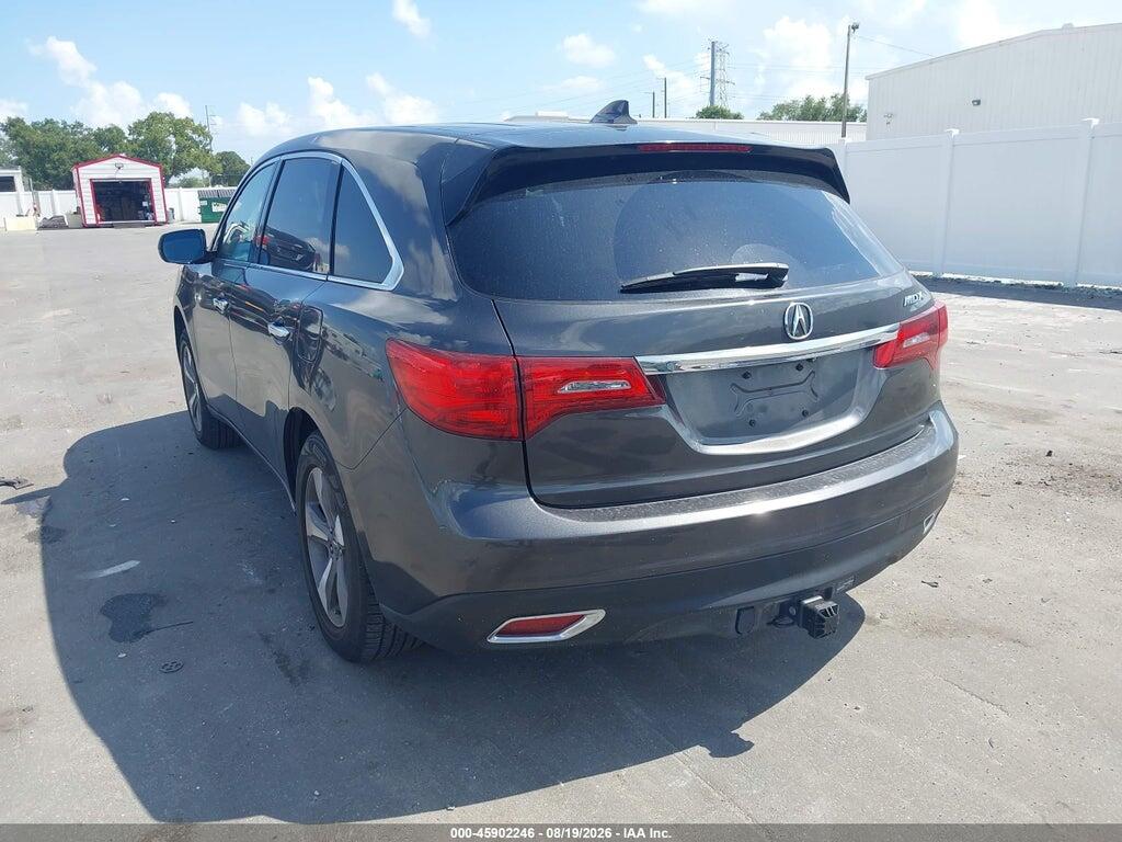 5FRYD3H20EB001686 2014 ACURA MDX photo no. 3